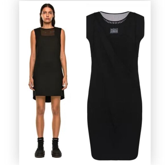 Diesel Women's Black Diesel Pleady Dress size L - Picture 1 of 9